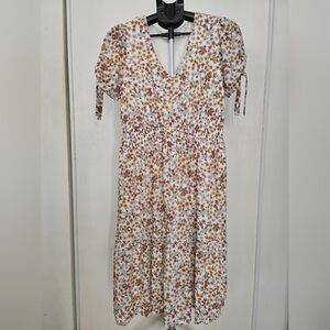 Siren Lily Multicolor Floral Midi Dress